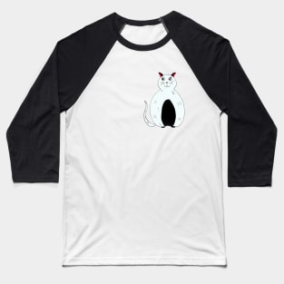 Fat Funny Cat Baseball T-Shirt